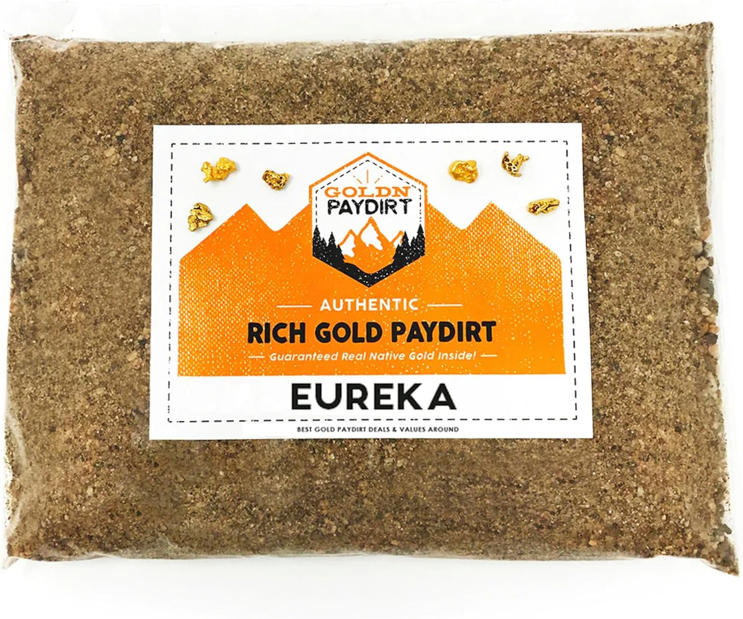 Goldn Gold Paydirt Eureka Panning Pay Dirt Bag - Gold Prospecting Concentrate