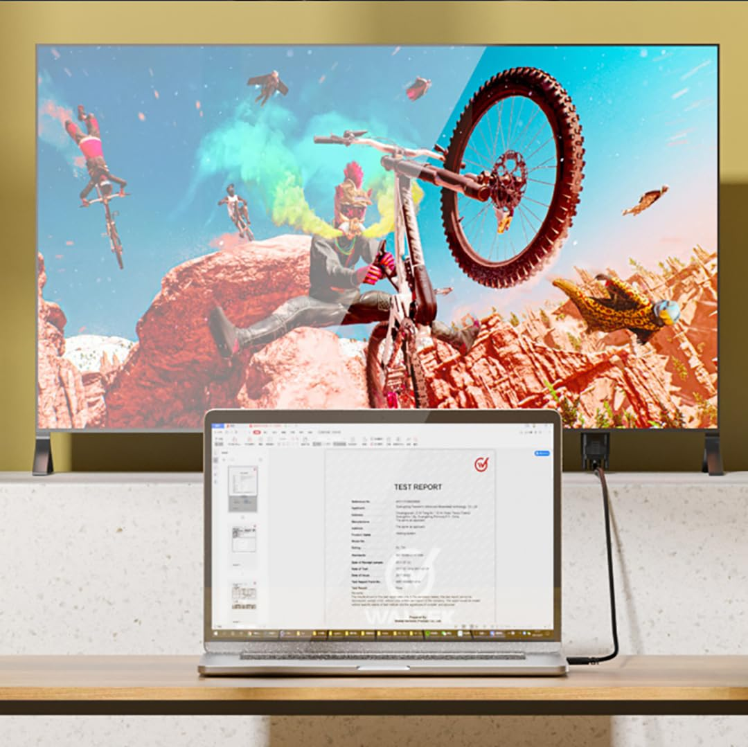 HDMI to VGA Cable Uni-Directional HDMI Computer to VGA Monitor Cables Male to Male for Desktop, Laptop, PC, Monitor, Projector, HDTV and More (10M) image number 3