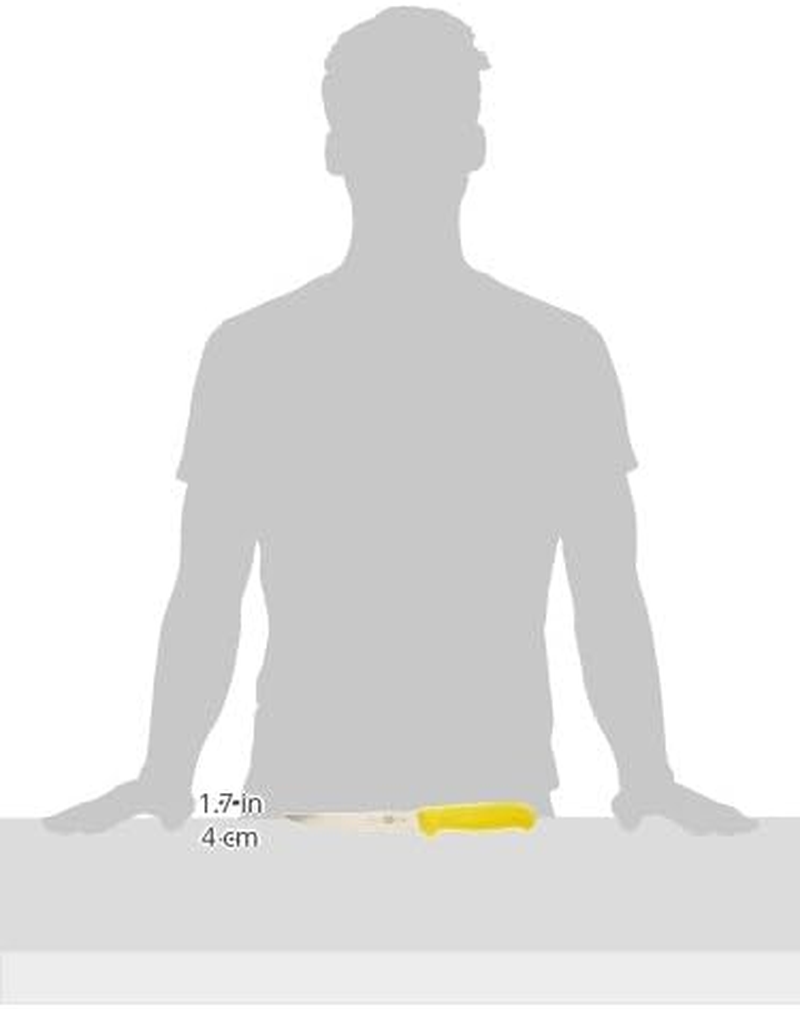 Victorinox Fibrox Straight Wide Blade Boning Knife, Yellow, 5.6008.15 - Blue image number 5
