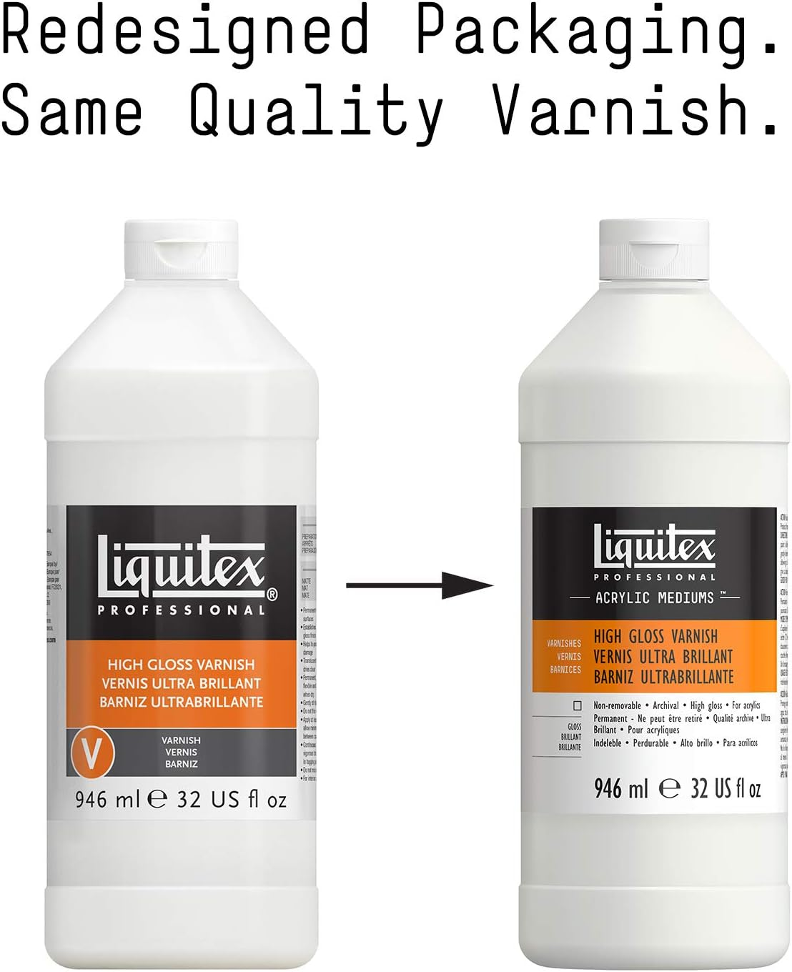 LIQUITEX Professional High Gloss Varnish, 946 Ml (Pack of 1) 126632 image number 3