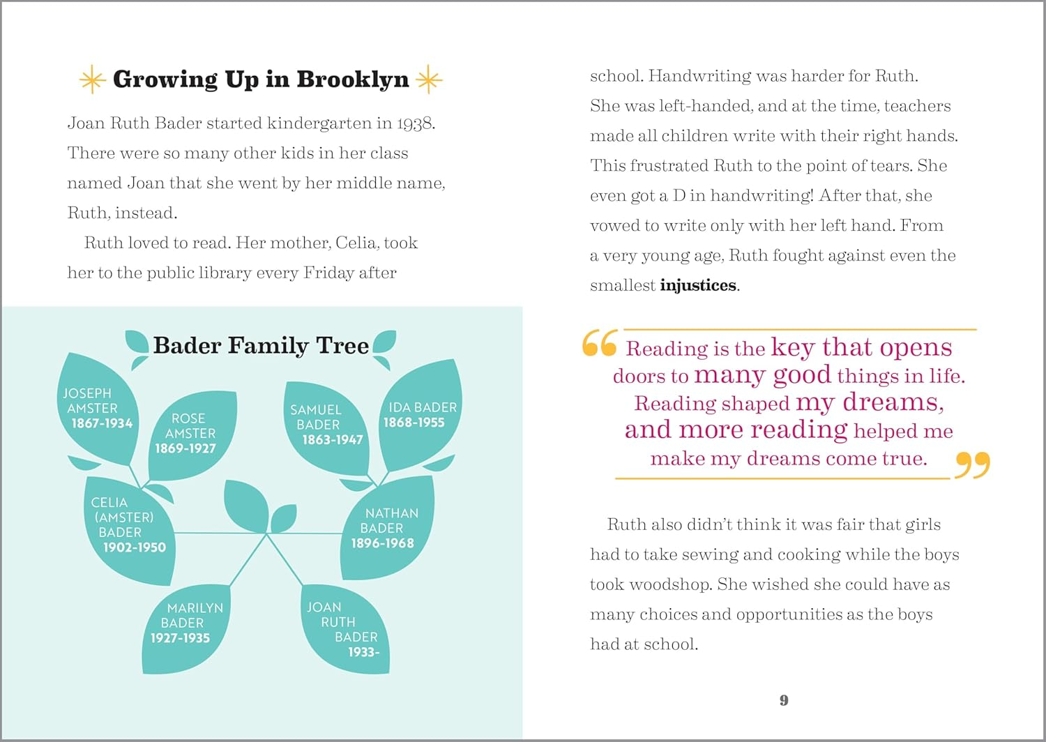 The Story of Ruth Bader Ginsburg: an Inspiring Biography for Young Readers