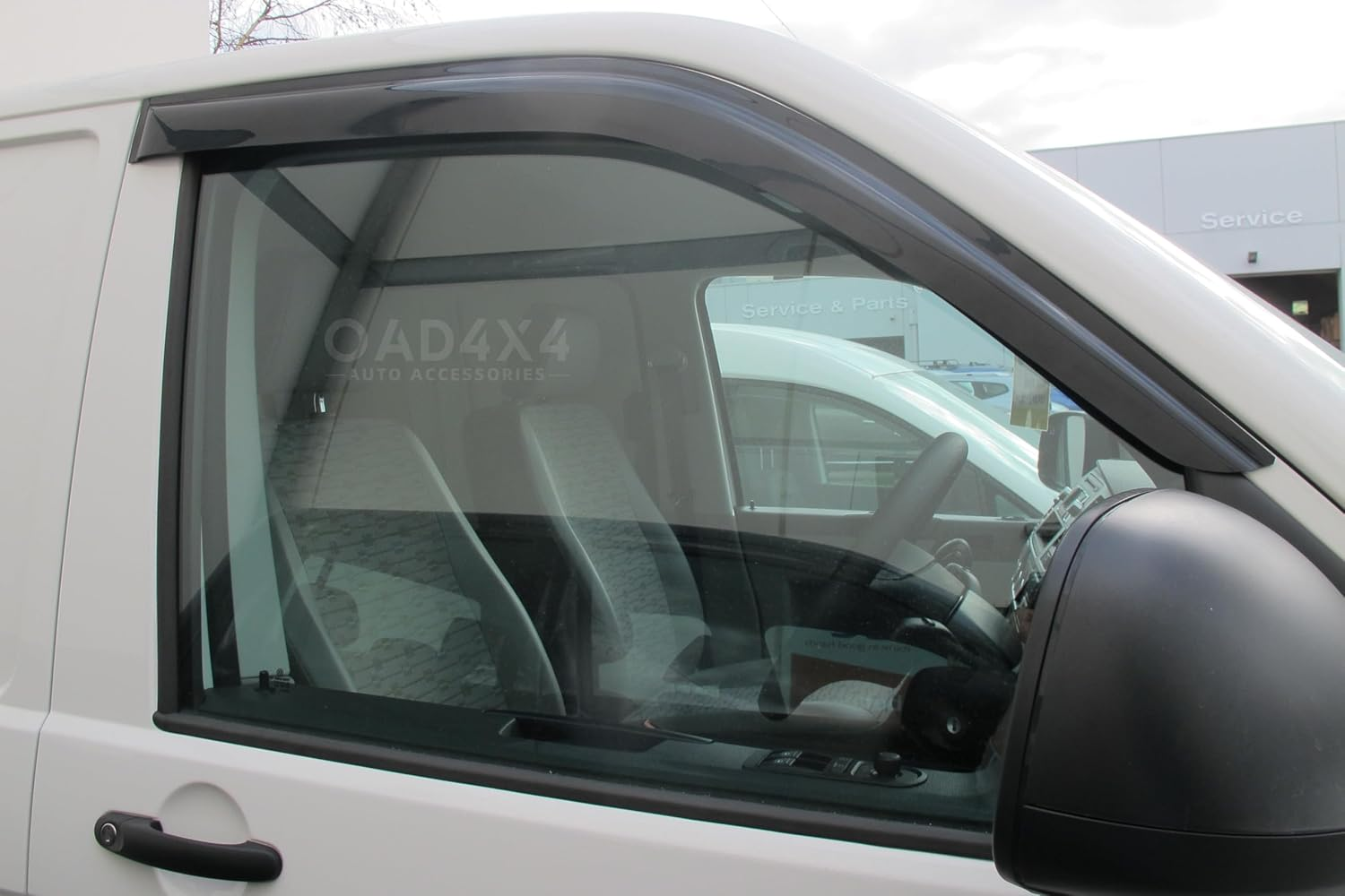 OAD4X4 Weathershields Compatible with Volkswagen Multivan/Transporter T6.1 2020-Onwards, Weather Shields Window Visors Wind Deflectors Sun Rain Guard 2PCS Set image number 1