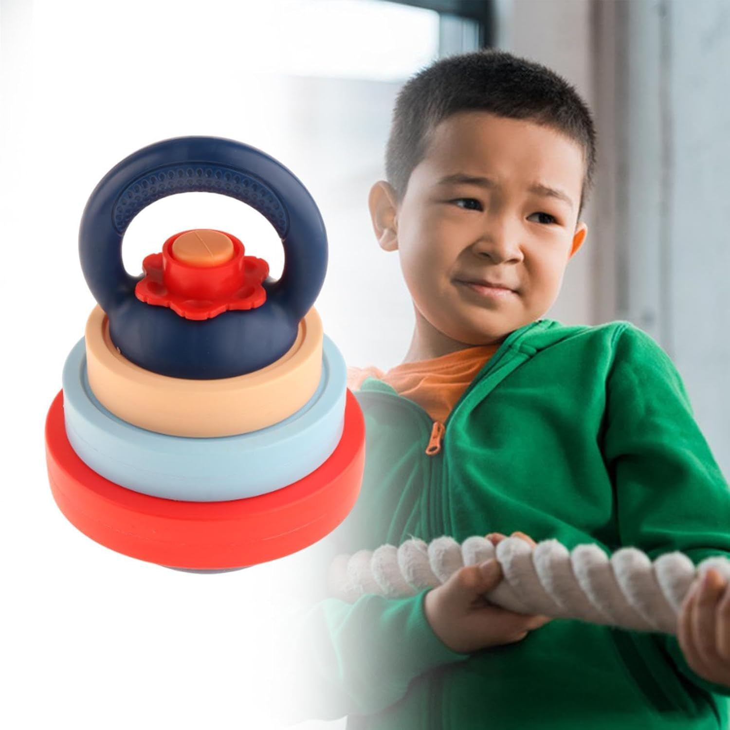 STARTIST Children'S Kettlebell and Dumbbell Fitness Kit for Ages 4-7 Home Exercise, Style B image number 2