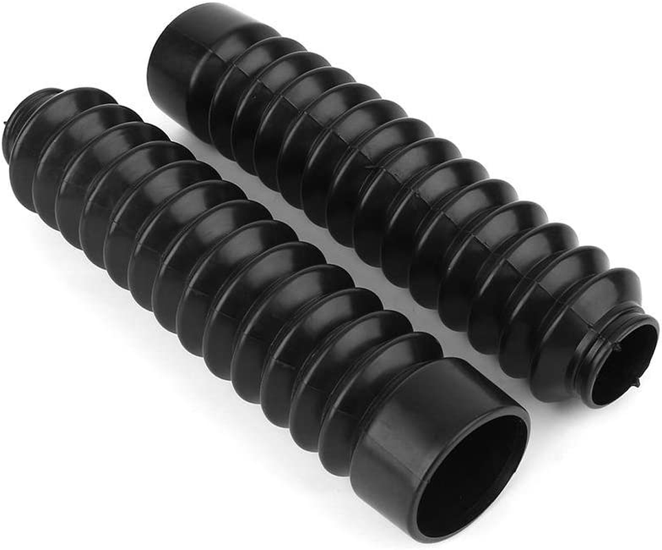 Pw80 Fork Tube Boot Shock,Universal Motorcycle Fork Protector Gaiters - 2X Rubber Front Fork Covers for GLF 250R,ATC 200S Shocks image number 5