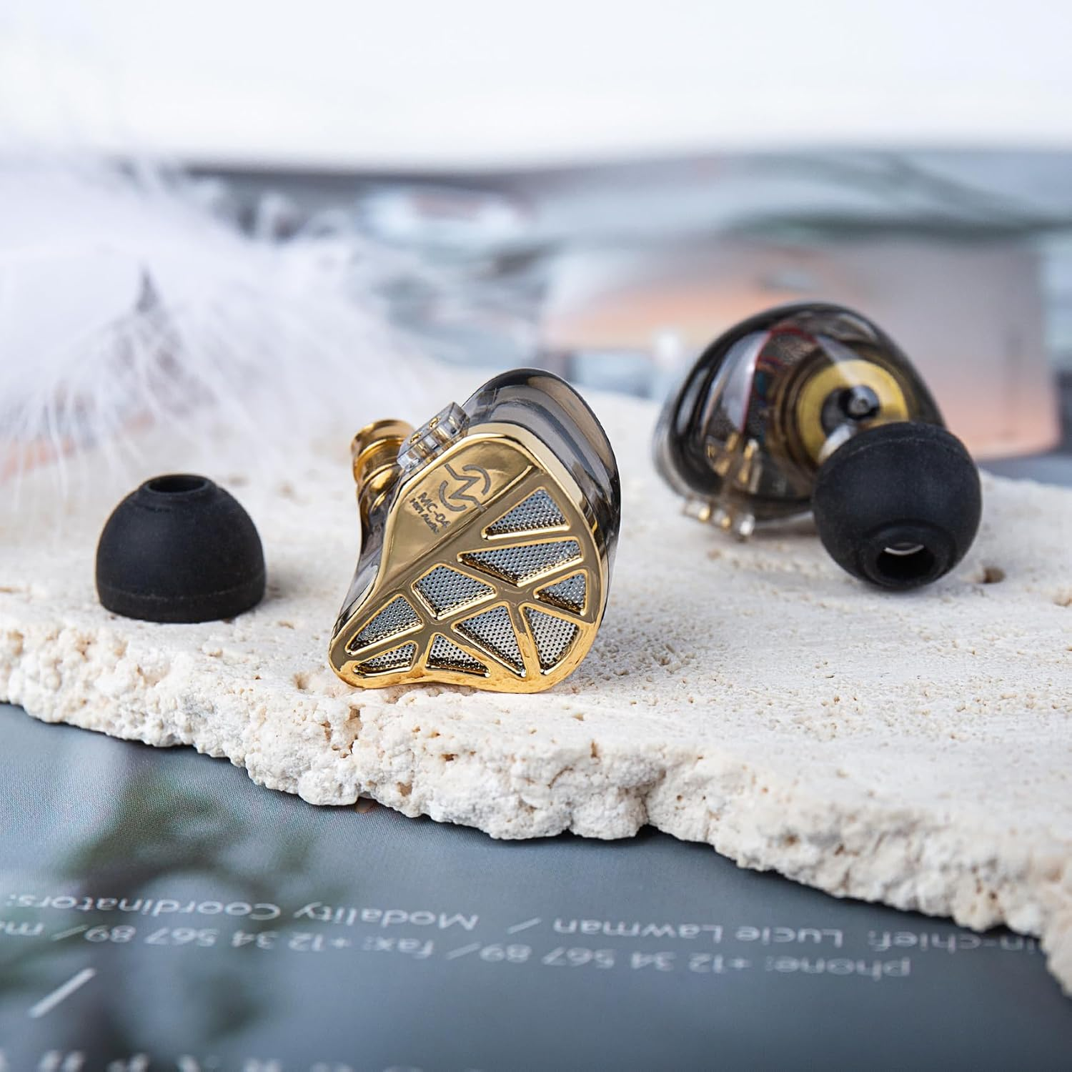 KEEPHIFI CCZ MC04 1DD 1BA Wired Headphones In-Ear Monitors for Musicians, IEM Headphones with 10 Mm Large Sound Cavity, Composite Magnetic, Clear Sound, Comfortable Gaming Earphones with Durable image number 6