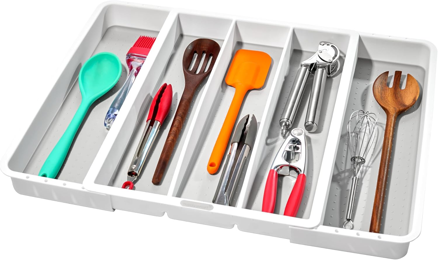 Madesmart Expandable Utensil Tray White