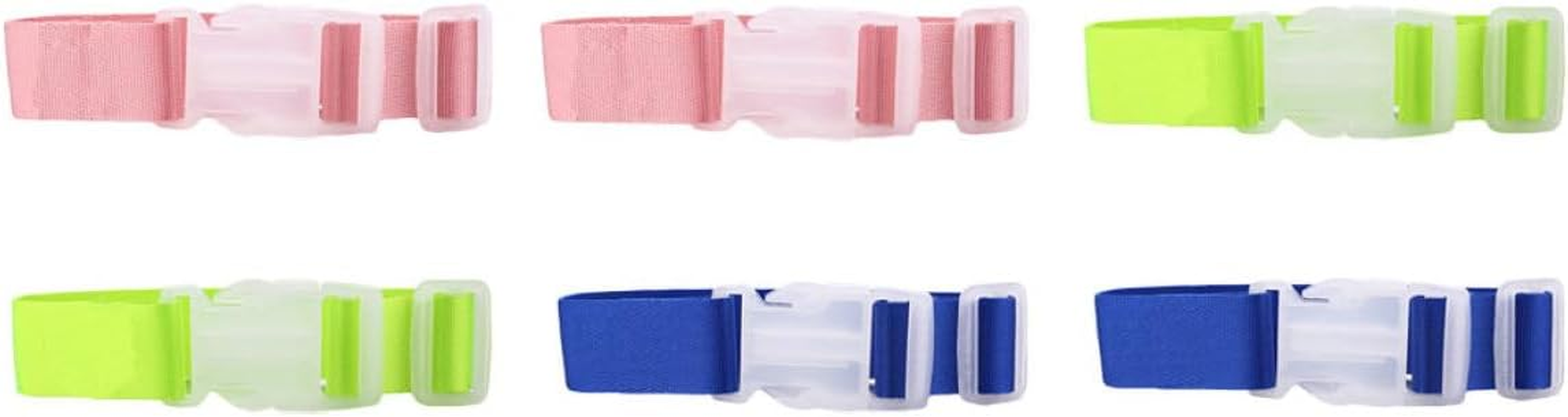 Didiseaon 6Pcs Luggage Buckle Straps Lightweight Travel Baggage Belt with Strong Load-Bearing Capacity for Suitcase Security and Easy Packing Organizer Random Color image number 6