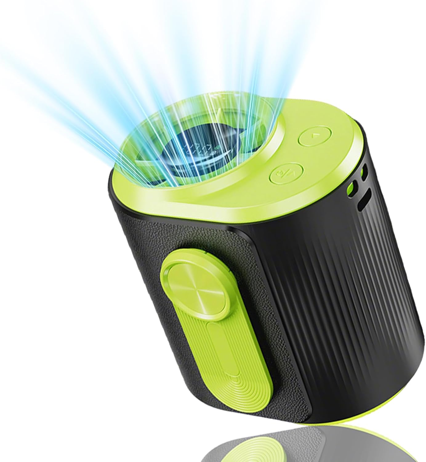 Portable Waist Fan, Wearable Fan, Belt Fans, LED Display, Hands-Free, 24H Cooling, 3600Mah Battery, Multi-Speed Cooling for Outdoor Works, Farm, Hiking, Camping, Travel (Orange)