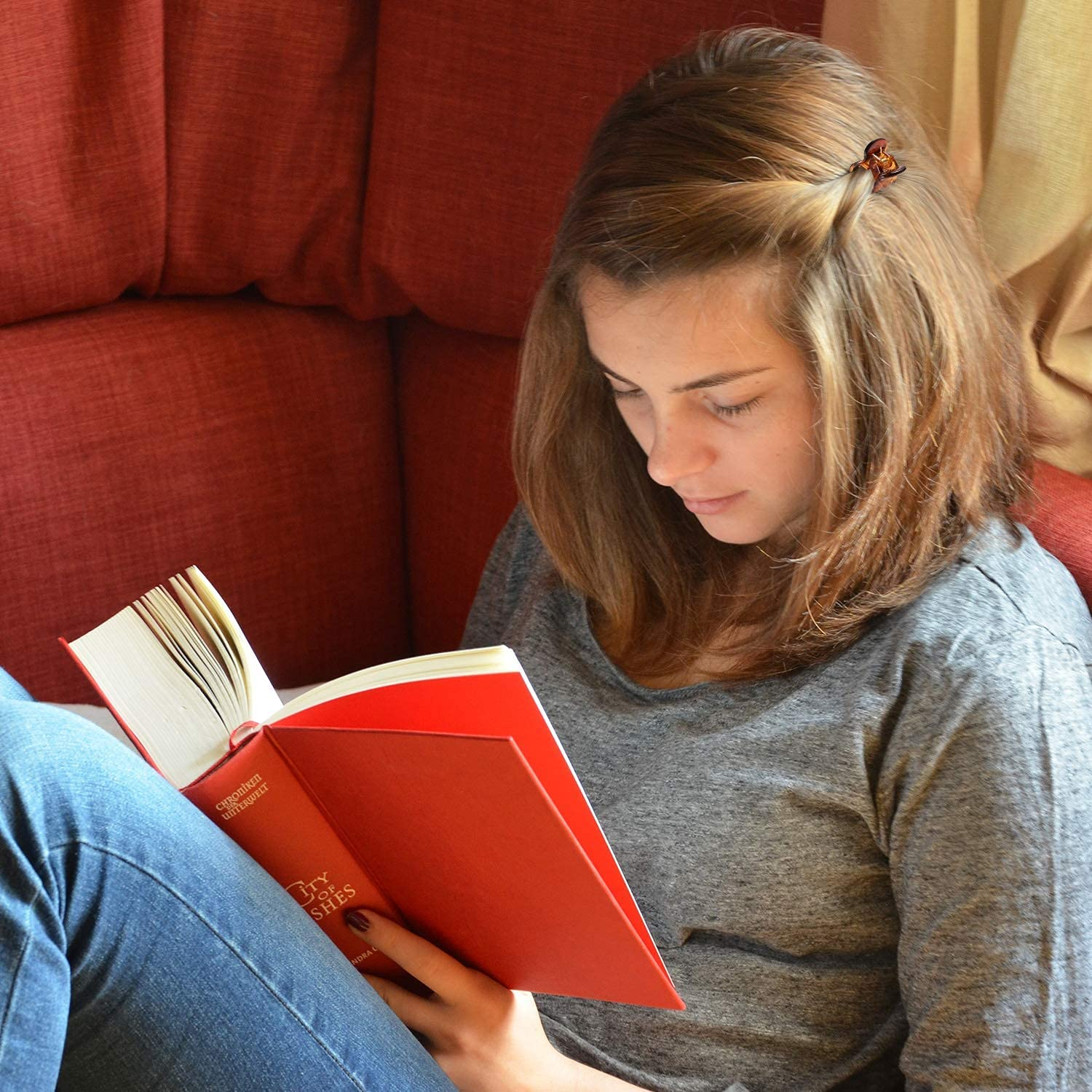 YOHAMA 36 Pcs Durable Mini Hair Claw Clips, Great for Design Kids and Adult Hairstyles, Decroation Buns, Pining Bangs, Strong Grip, Multifunction Clamp Clips.(3 Colors) image number 4