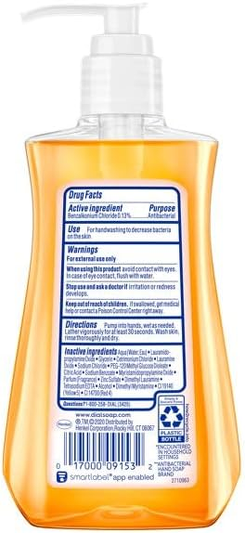 Liquid Dial Antimicrobial Liquid Soap, 220Ml Pump Bottle image number 5