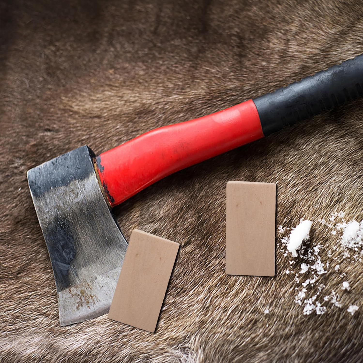 SEWOART 10Pcs Wooden Wedge for Axe Handle Garden Hoe Handle Repair Garden Tool Replacement Parts for Outdoor Gardening Tools image number 2