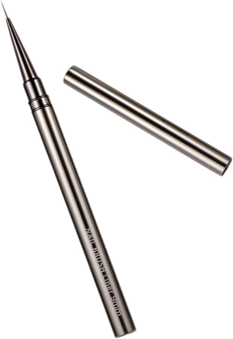 CANIGHT Nail Art Liner Pen Ultra-Fine Metal Brush for Detailed Nail Designs for Professional Manicure image number 2