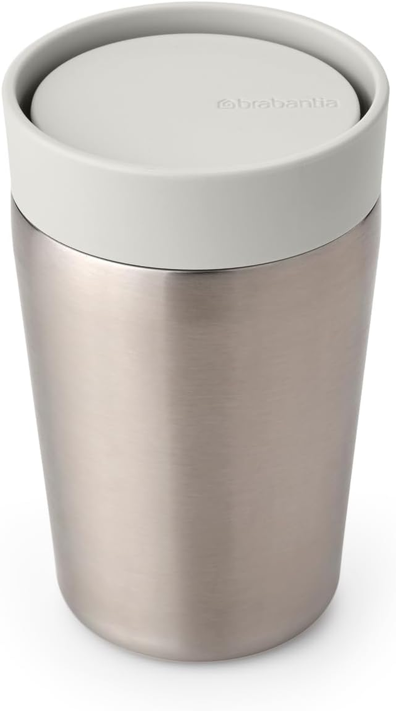 Brabantia Make & Take Small Insulated Thermos Cup (200Ml / Dark Grey) image number 6