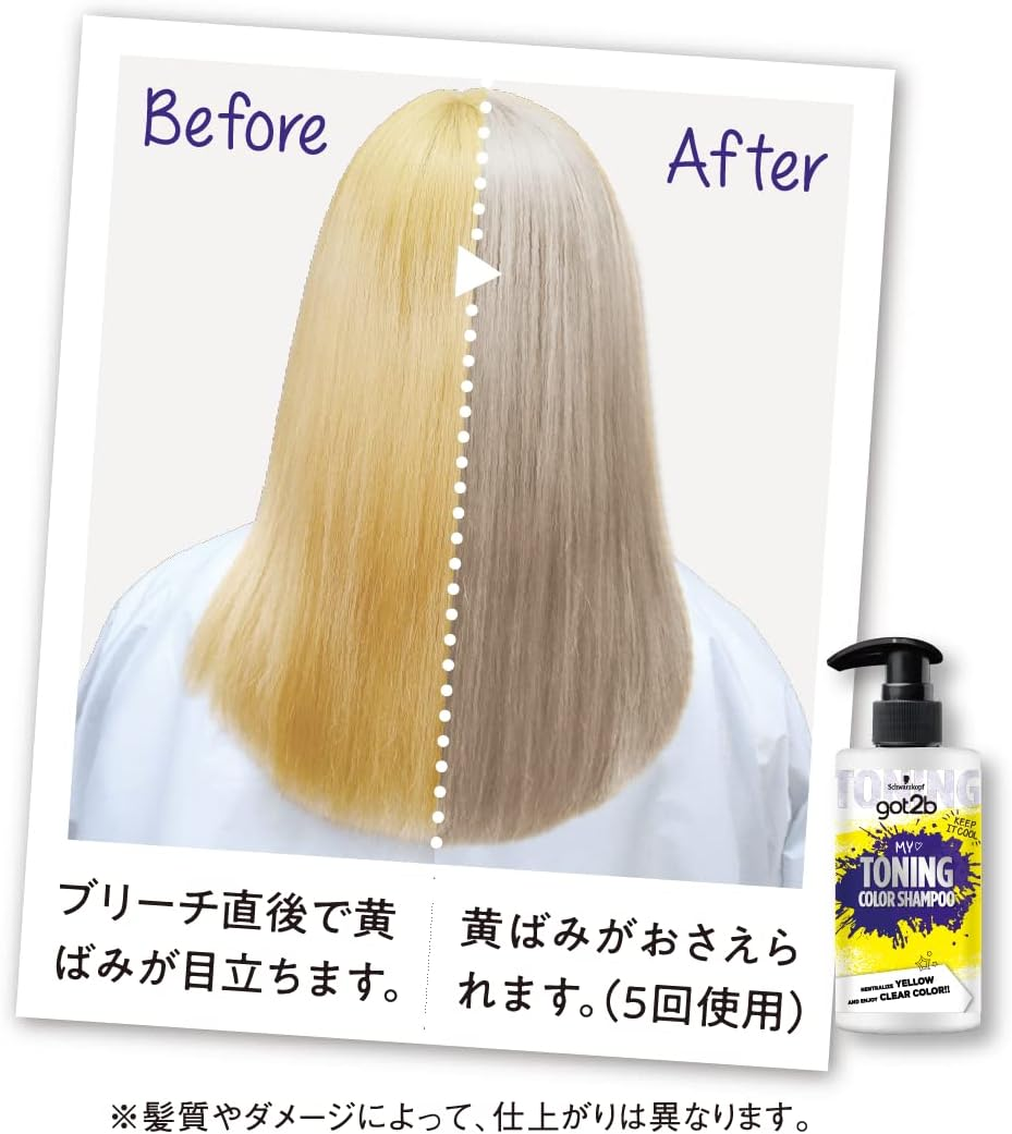 Schwarzkopf Got2B Toning Color Shampoo 10.1 Fl Oz (300 Ml) image number 3