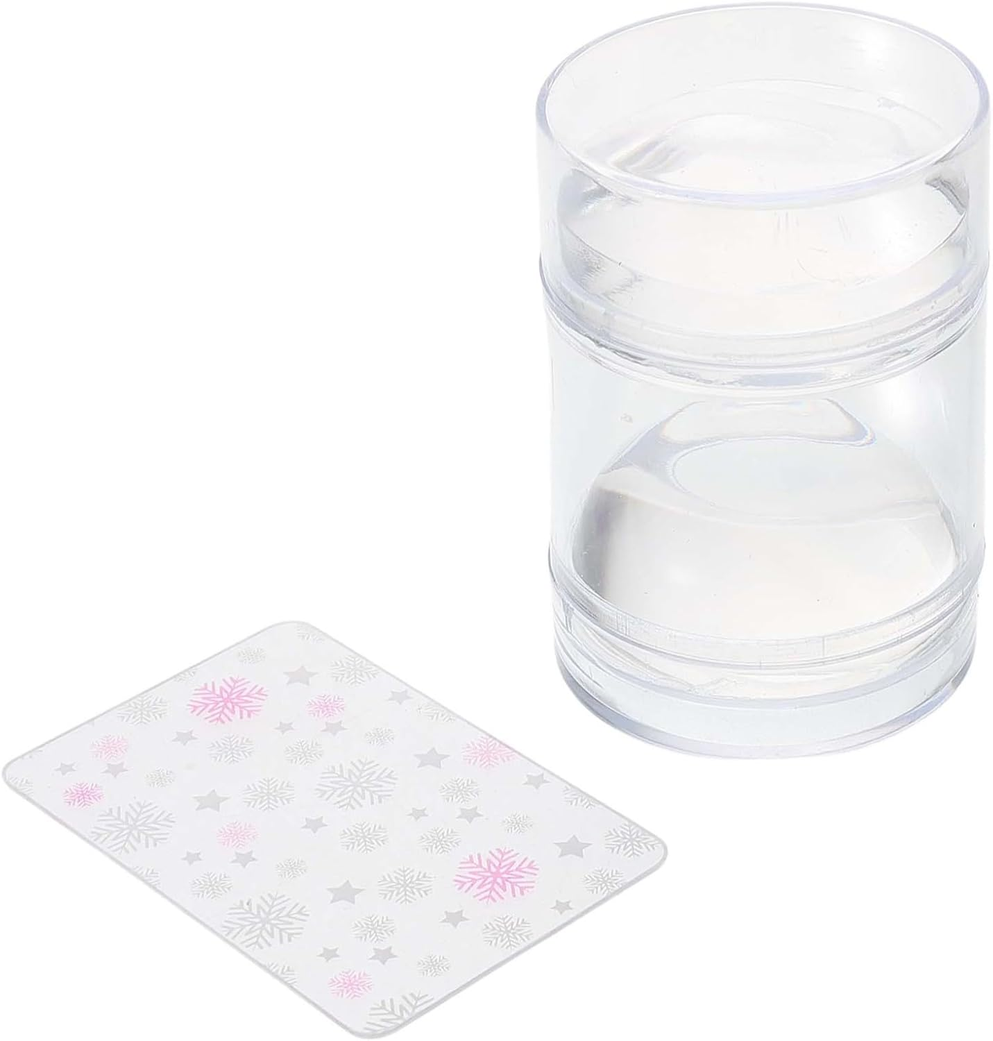 Gogogmee Manicure Accessories Nail Stamper Set Nail Seal French Tip Nail Stamp Nail Silicone Stamper Nail Art Template