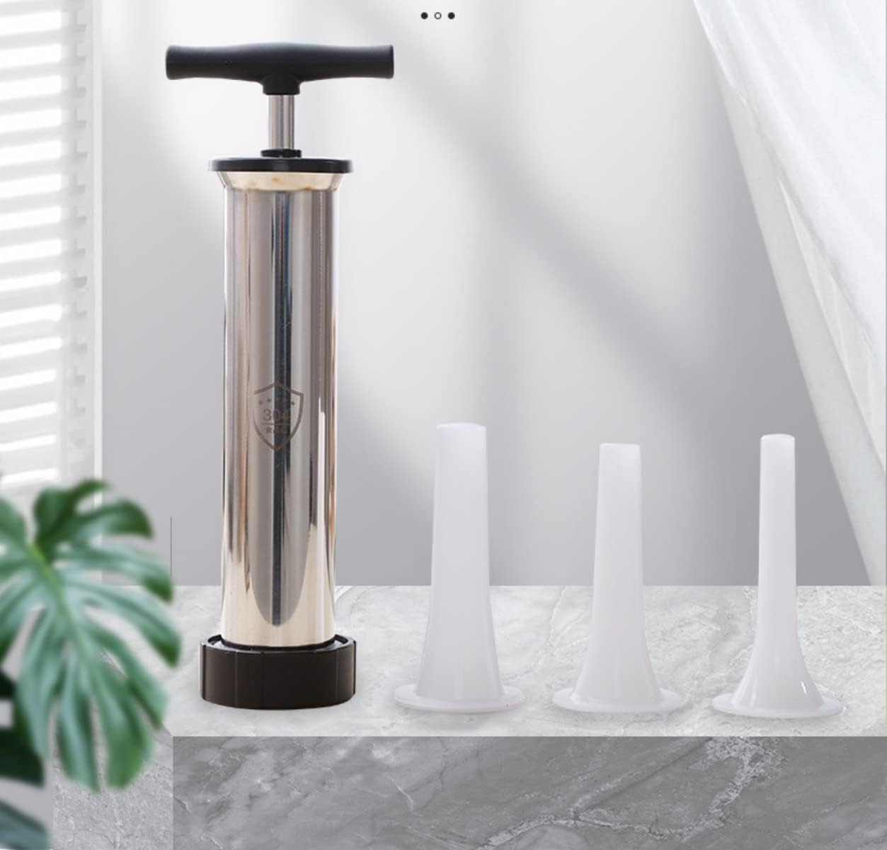 ZNZNANG Manual Sausage Machine-Sausage Filling Machine -Household Sausage Filler-Homemade Sausage Filling Machine Easily Make Various Sausages at Home image number 6