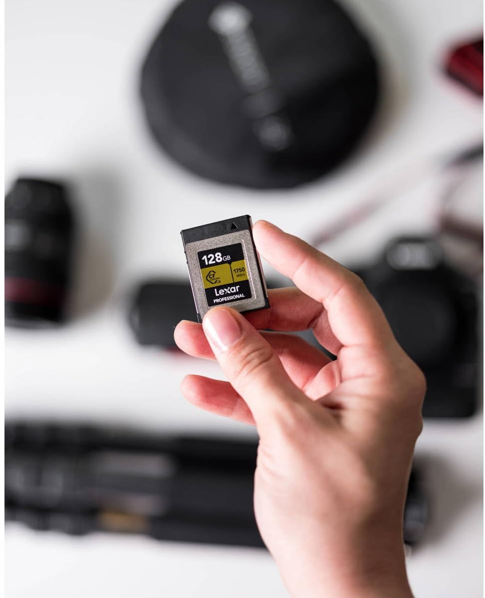 Lexar Cfexpress Gold Series Type B Memory Card, 128 GB image number 6