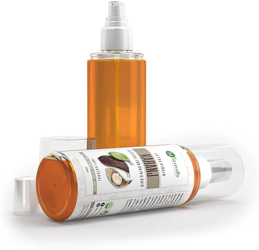 Naturalis Essence of Nature Cold Pressed Karanj Carrier Oil for Hair and Skin, 200 Ml image number 5