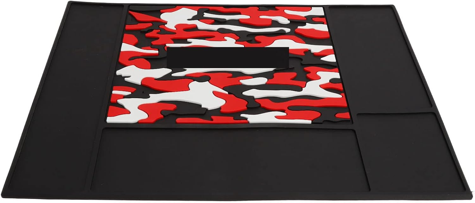 Gernie Barber Organizer Mat, 18.9 X 13 X 0.4In Flexible Silicone Mat, High Temp Resistant, Slip Resistant, Easy to Clean, Salon/Barber Station Organizer Pad image number 3