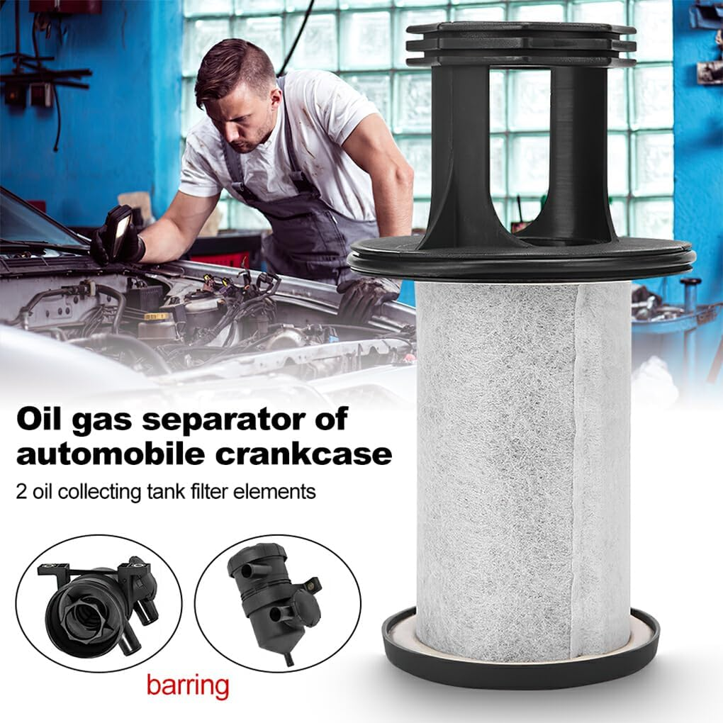 2Pack/Lot Car Oil Separator Filter Element Fits Provent 200 4Wds Vacuum Limiting Valve Oil Trap for Cars