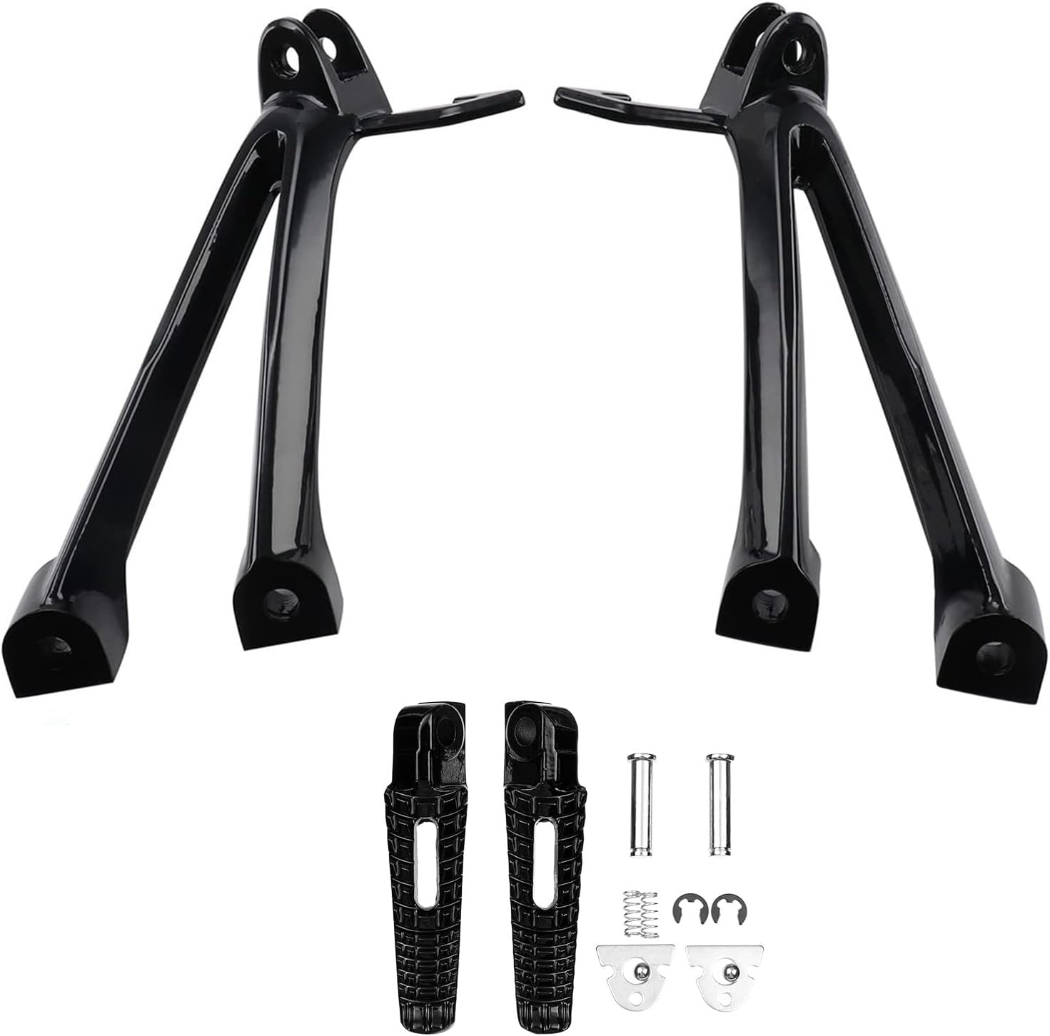 Motorcycles Black Rear Passenger Foot Peg Bracket for Suzuki Gsxr600 Gsxr750 2006 2007 image number 4