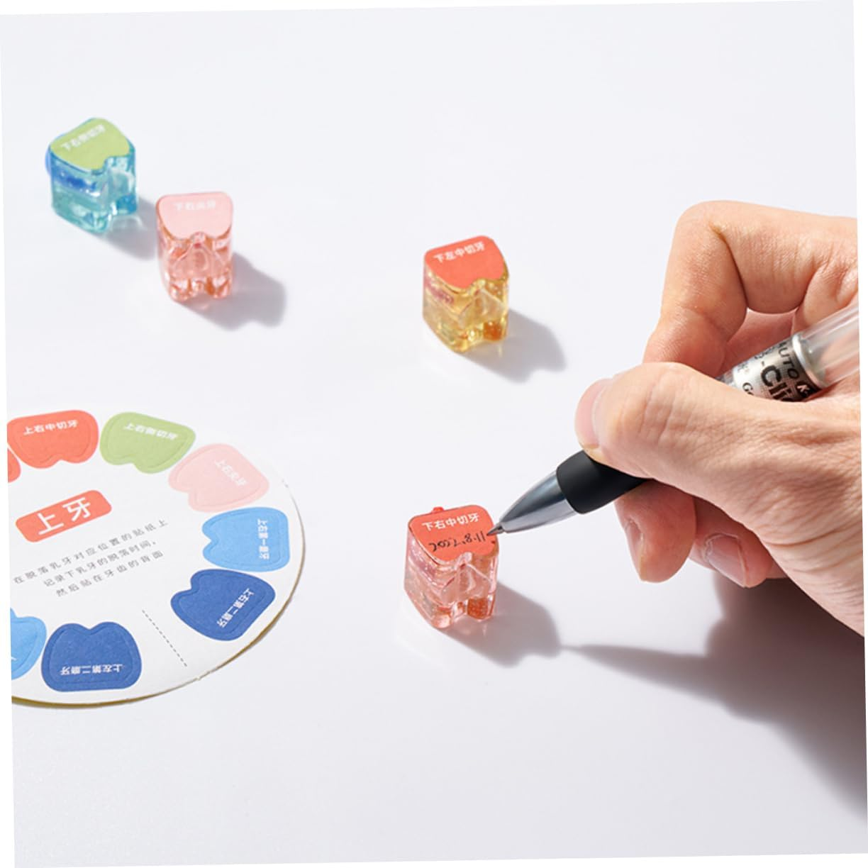 Baby Tooth Saver Keepsake Box Tooth Collection Holder for Kids White Frame Storage Case Suitable for Memory image number 1