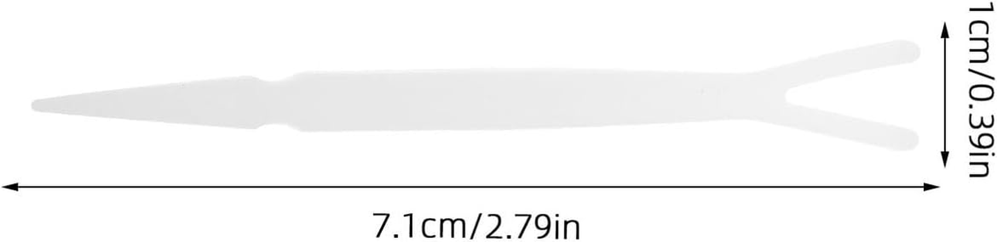 CIMAXIC 100Pcs Double Eyelid Applicator Tools with Pointed Tip Tweezers and Y-Fork Rods Ergonomic Eyelid Tape Adjuster for Natural Eye Makeup Compact Lightweight Design for Travel And image number 1