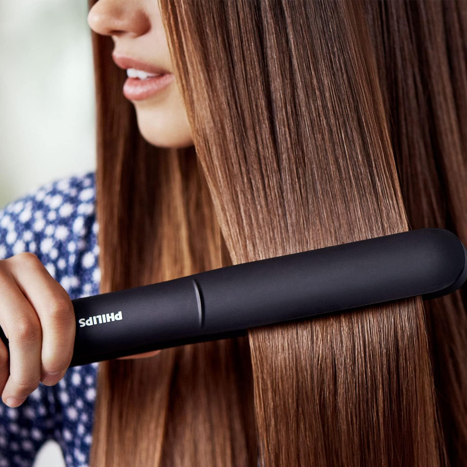 Philips Thermoprotect Hair Straightener - Soft, Shiny Hair Thanks to Ionisation Function, Thermoprotect Technology (Model BHS378/00) image number 3