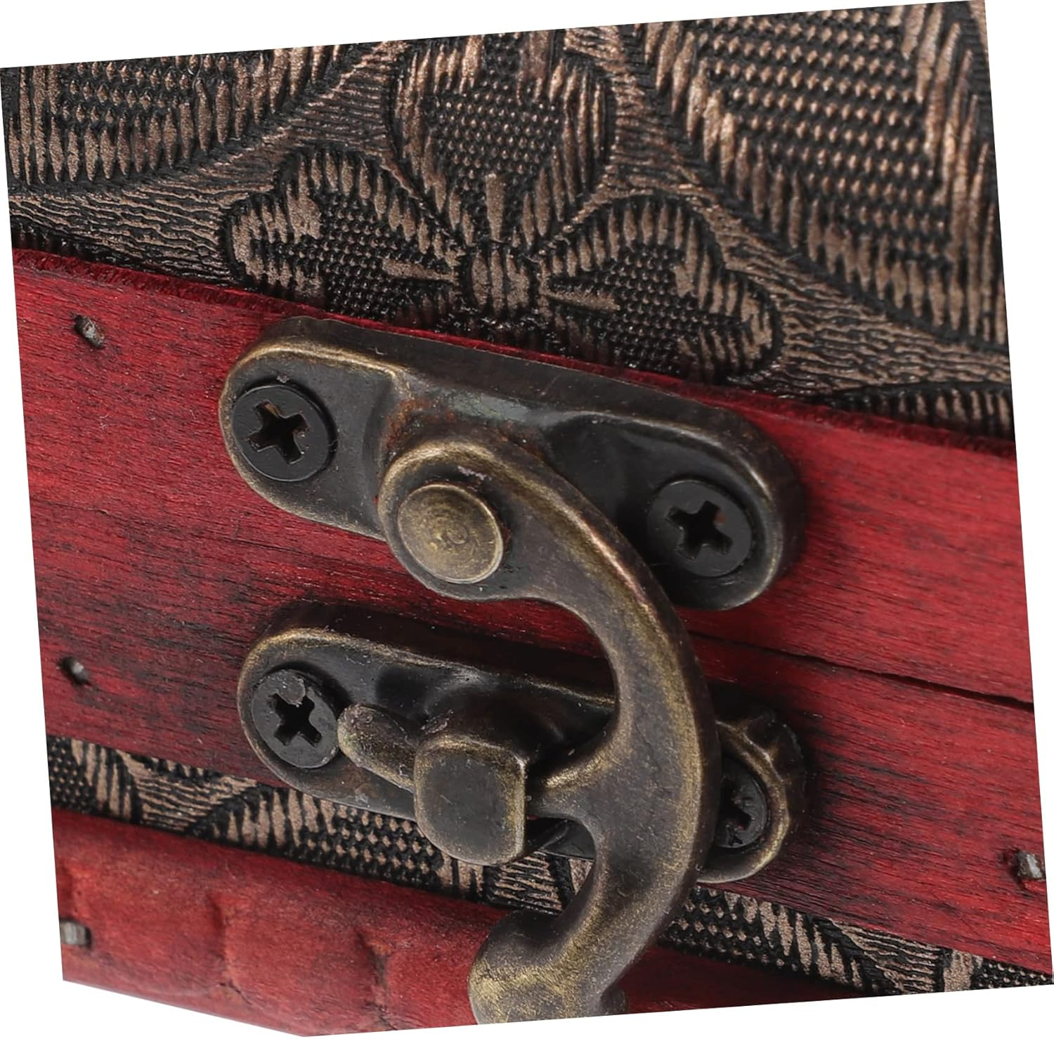 Christmas Candy Box Small Wooden Treats Storage Box Retro Craftsmanship Wood Coin Holder - Multi image number 2