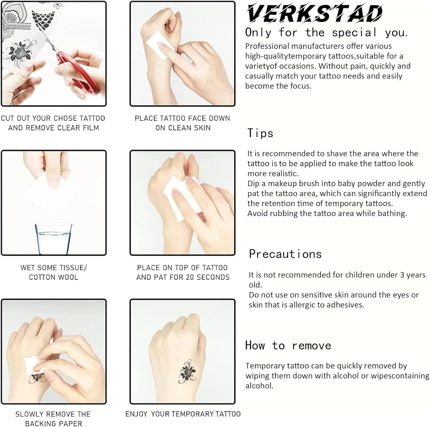 2 Set Skeleton Face Tattoo Classic Skull Temporary Tattoo Halloween Costume for Men and Women,Skeleton Costume，Halloween Face Tattoos image number 1