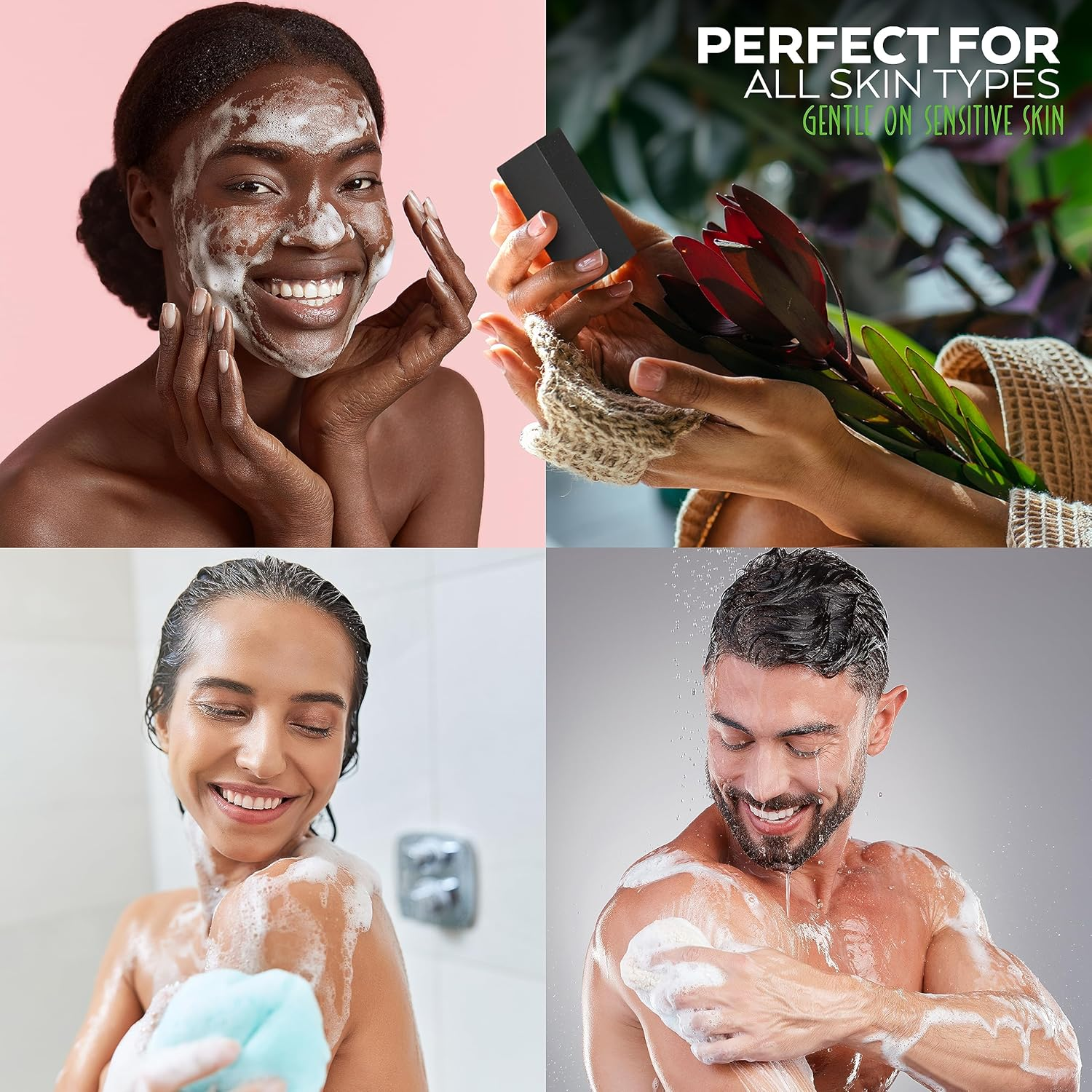 Dead Sea Mud Soap Bar 100% Organic & Natural. with Activated Charcoal & Therapeutic Grade Essential Oils. Face Soap or Body Soap. for Men, Women & Teens. Chemical Free. 4.5Oz Bar image number 1