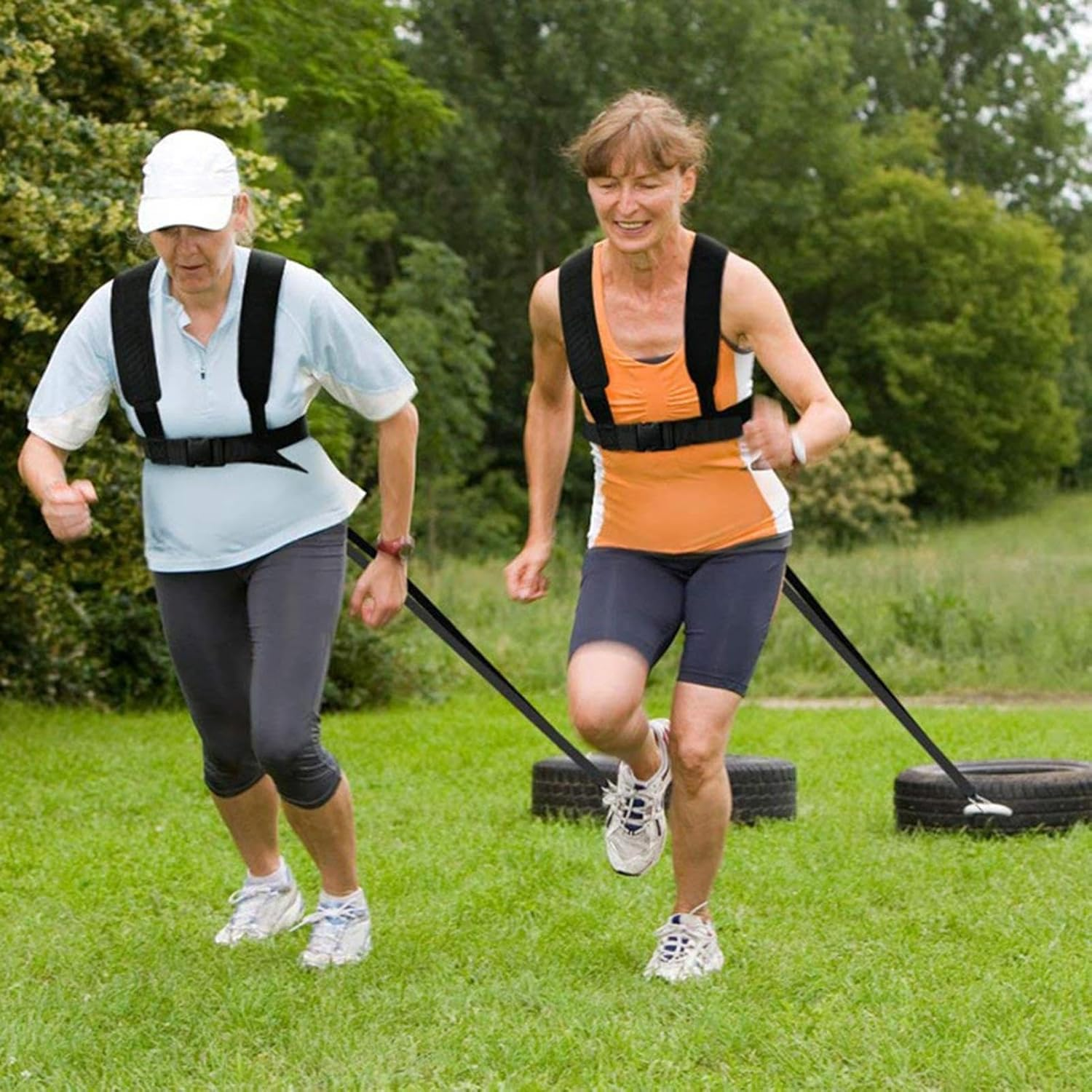 Sled Training Harness &ndash; Professional Resistance Pulling Gear, Athletic Strength Equipment | Adjustable Weight Sprint Strap, Strength Conditioning Belt, Fitness Exercise Accessory for Speed Performance image number 6