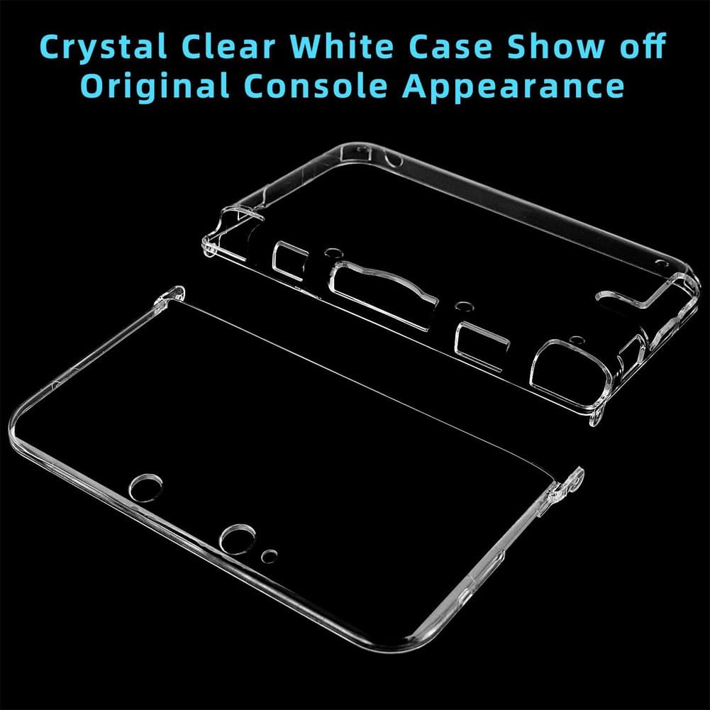 Suithink New 3DS XL Protective Case，Clear Transparent Hard Crystal Protective Shell Cover for 2015 New Nintendo 3DS XL LL image number 3