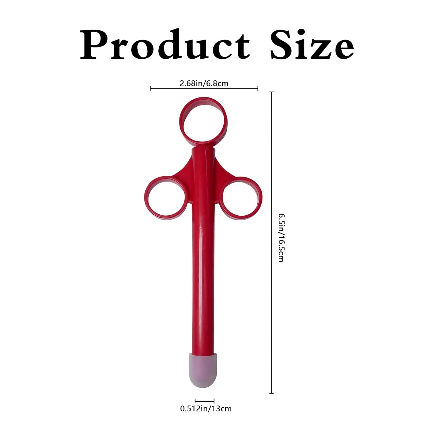 4 Pcs Lube Applicator - Reusable Silicone Lubricant Launcher for Women & Men, Precision Markings & Smooth Rounded Tip, Easy to Clean - Compatible with Uberlube & Water-Based Lubes(Colorful Version)