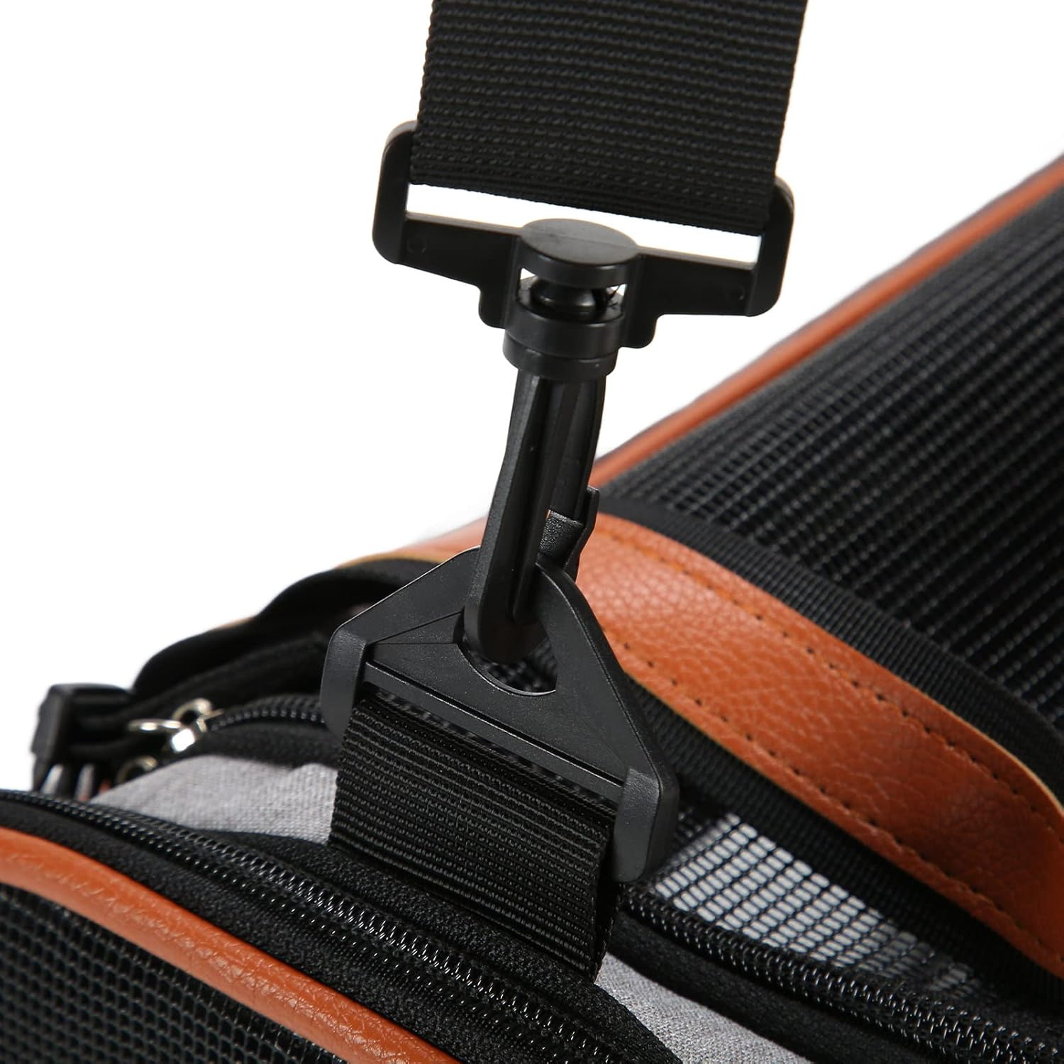 Portable Frame Soft Surface Pet Carrier, with Top Zipper, Foldable Pet Carrier Bag, Pet Travel Bag for Cat and Small Dog Home Outdoor Medium