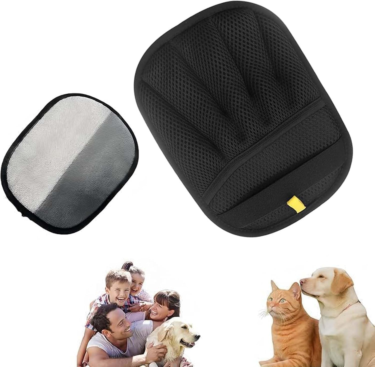 Pet Hair Remover Glove, 2025 Newly Upgraded Five-Finger Electrostatic Pet Hair Removal Gloves, Reusable Pet Fur Grooming Mitt Tool for Clothing, Couch, Carpet, Car Seat for Cats & Dogs image number 1