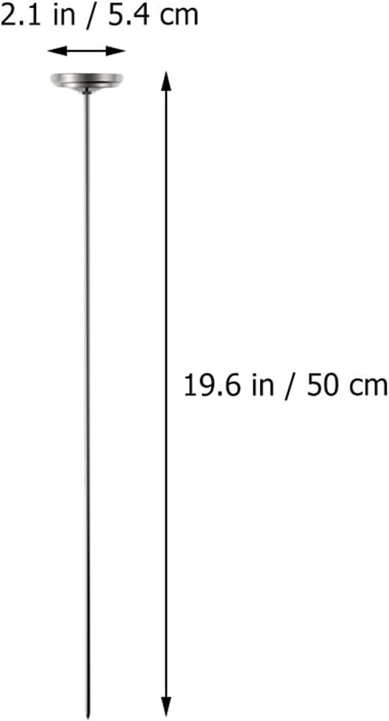 Kisangel Soil Thermometer, 19.6 Inch Compost Plant Waterproof Thermometer Probe for Garden Accurate Essential Measurement