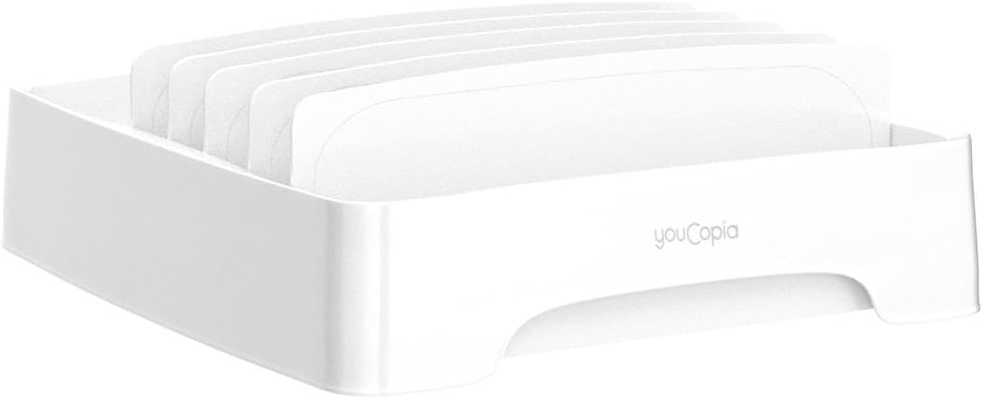 Youcopia Storalid Adjustable Food Container Lid Organizer for Kitchen Cabinet Storage, Small, 2-Pack image number 3