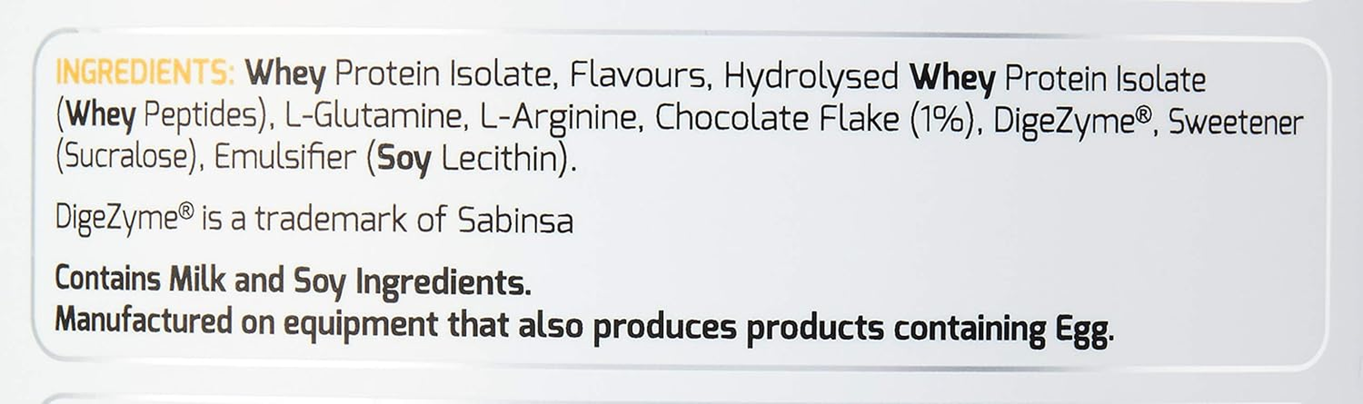 International Protein Amino Charged Cookies & Cream Flavour Whey Protein Isolate Powder 1.25 Kg image number 2