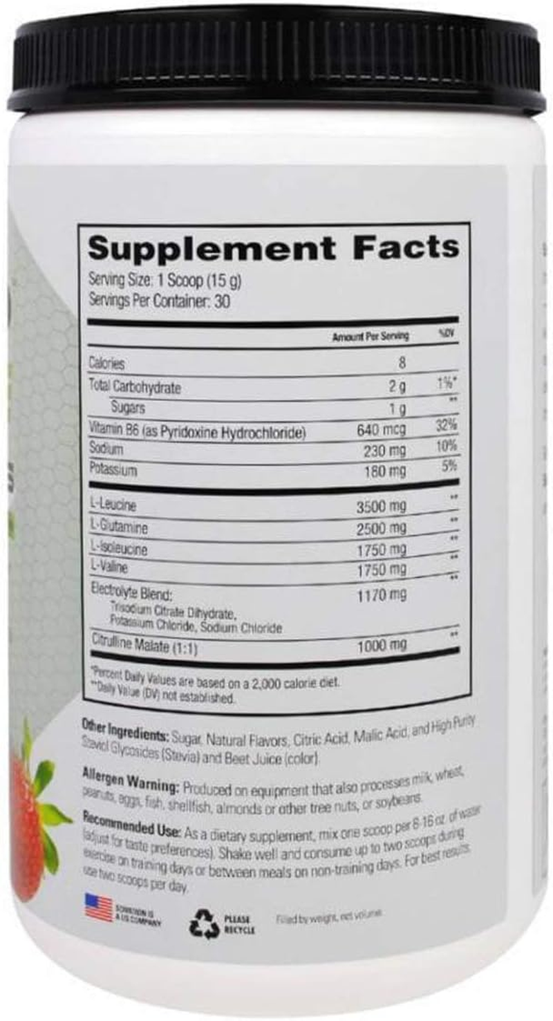 Scivation Xtend BCAA Powder, Branched Chain Amino Acids, Bcaas, Strawberry Kiwi, 30 Servings image number 1