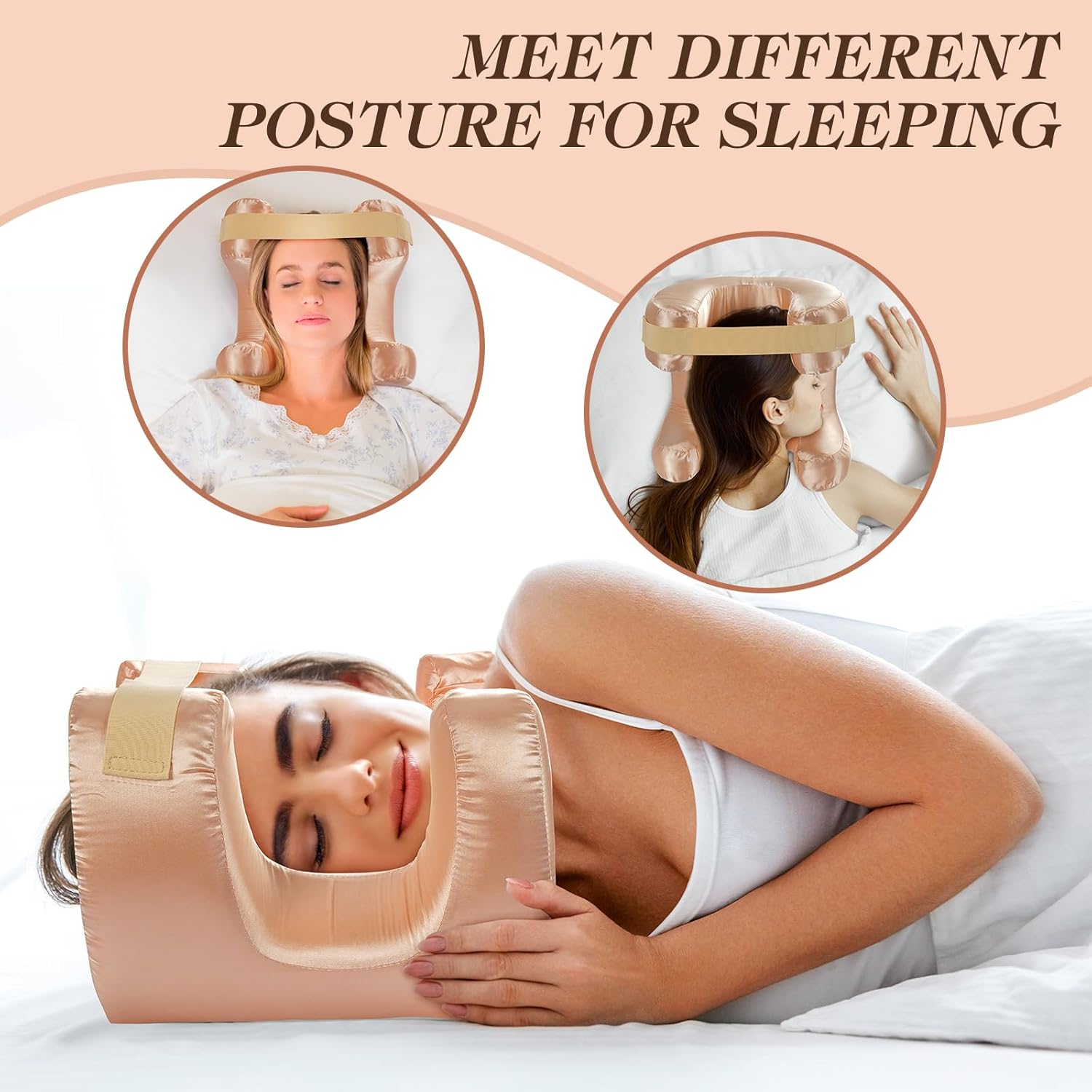 SAGUD Beauty Pillow, Face Pillow - Gold image number 4