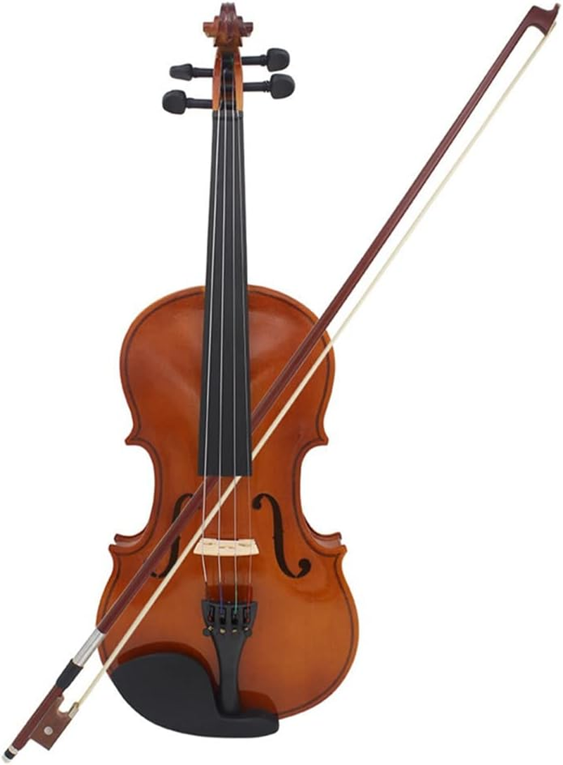 Lyaciomn Violin 1/2 Violin,Music Instruments for Adults Child Violin, with Hard Case, Bow,Great for Beginner Easy Install image number 2