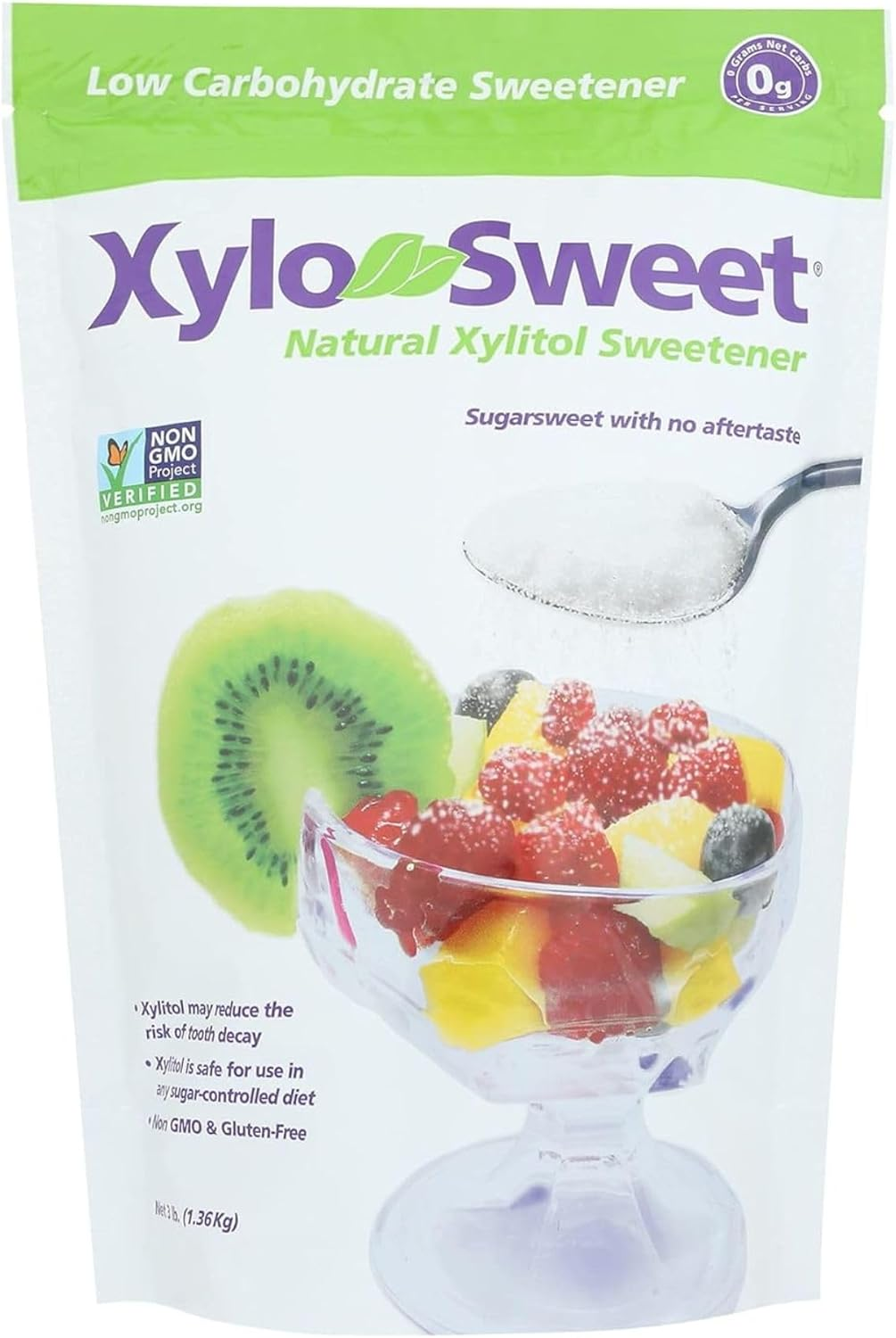 Xlear Xylosweet Non-Gmo Xylitol Natural Sweetener, Granules, 4 Gram Sachets, 100Ct image number 5