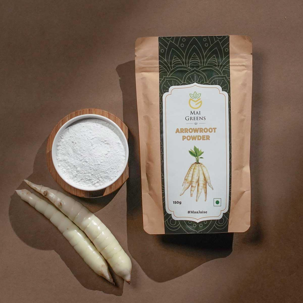 Mai Greens Arrowroot Powder | Natural Thickener - 150G image number 3