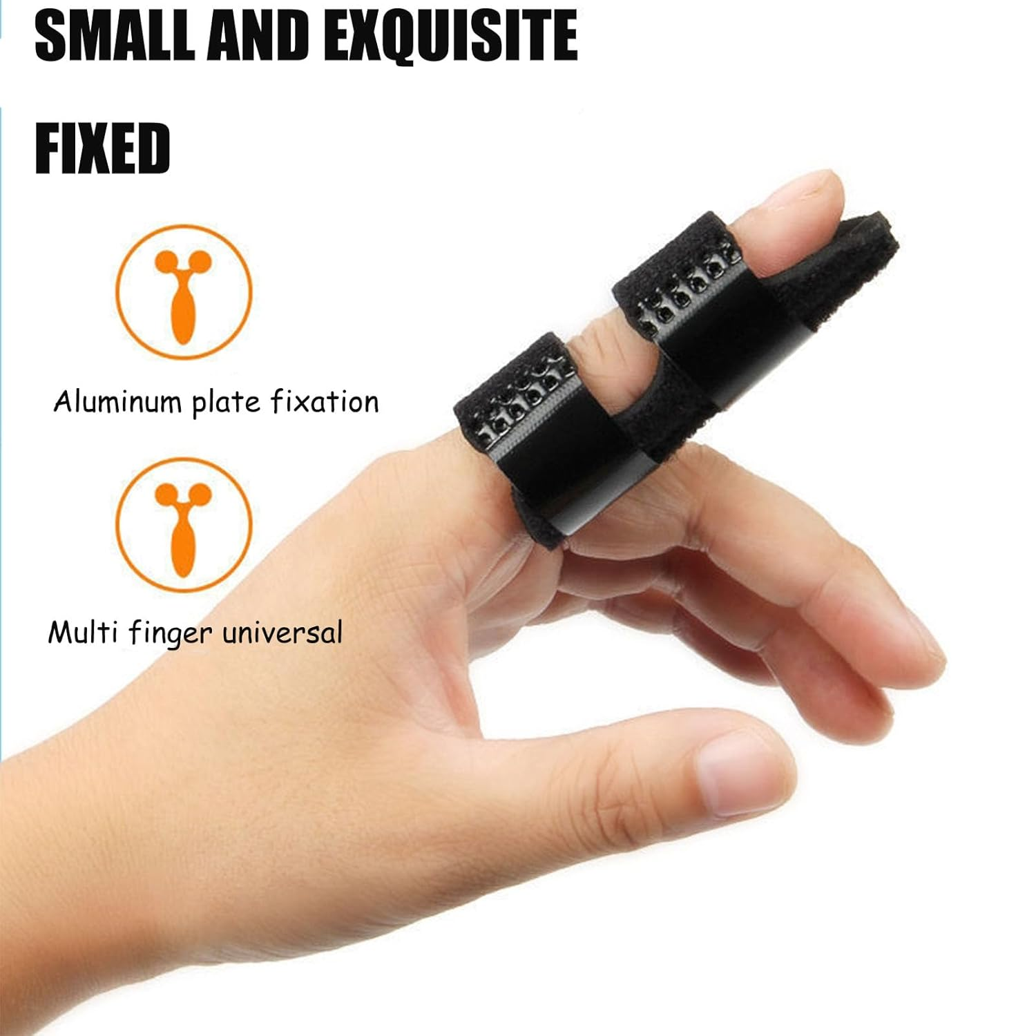 XUTONG 4Pcs Finger Splints,Finger Support Brace Finger Stabilizer for Straightening Arthritis Fingers Broken and Strained Arthritis image number 5