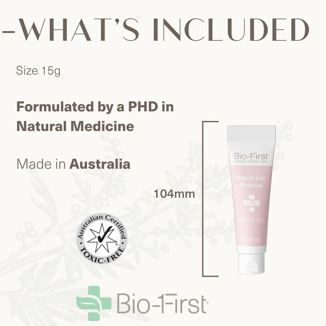 Bio-First Rapid Lip Rescue - Overnight Lip Treatment with Instant Rescue for Dry, Chapped Lips - Ideal Lip Moisturiser with Long Lasting Protection That Revives Lips image number 3