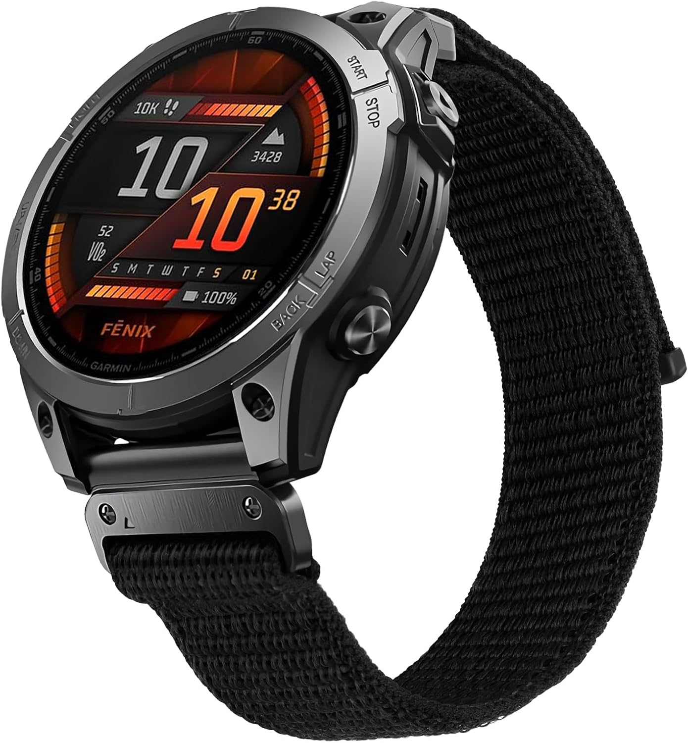 Relting 22Mm Quick Fit Nylon Bands Compatible with Garmin Fenix 8 47Mm/Fenix 7/6/5, Approach S62/S60, Solo Loop Sport Strap for Epix 2/Epix Pro 47Mm/Descent G2/G1