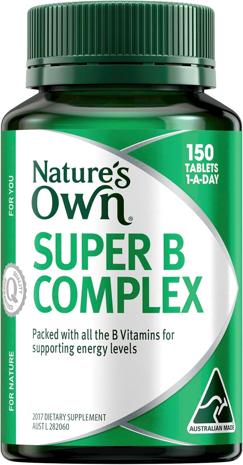 Nature'S Own Super B Complex Tablets 150 -With B3, B6 & B12 for Supporting Energy Levels - Maintains Heart Health, Nervous System Function, Mental Function & Relieves Fatigue in Healthy Individuals image number 3