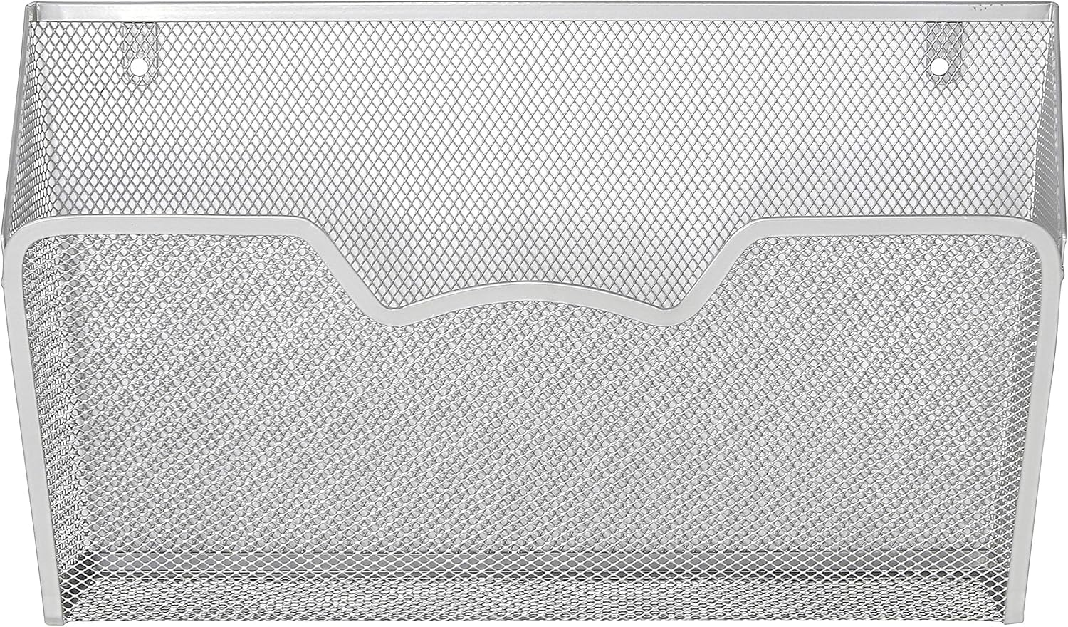 Simplehouseware Wall File Organiser Mesh Holder, 3 Pack, Silver image number 1