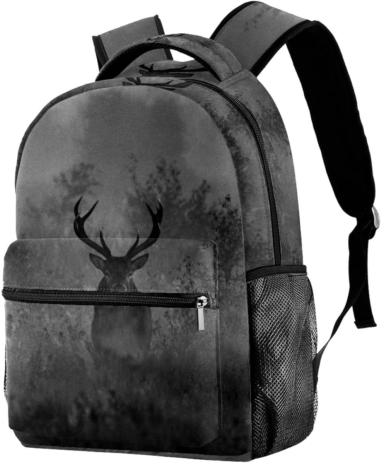 Stag Backpack Students Shoulder Bags Travel Bag College School Tote Backpacks image number 1